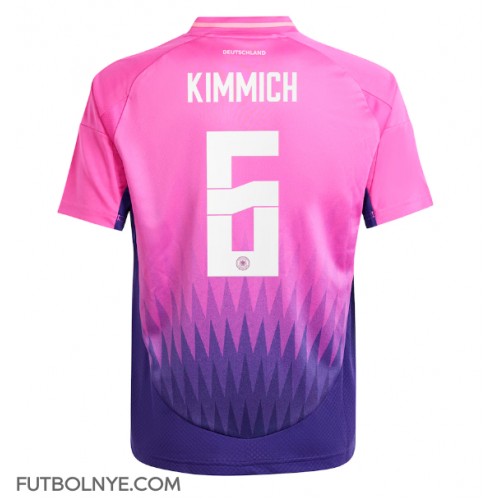 Camiseta Alemania Joshua Kimmich #6 Visitante Equipación Eurocopa 2024 manga corta